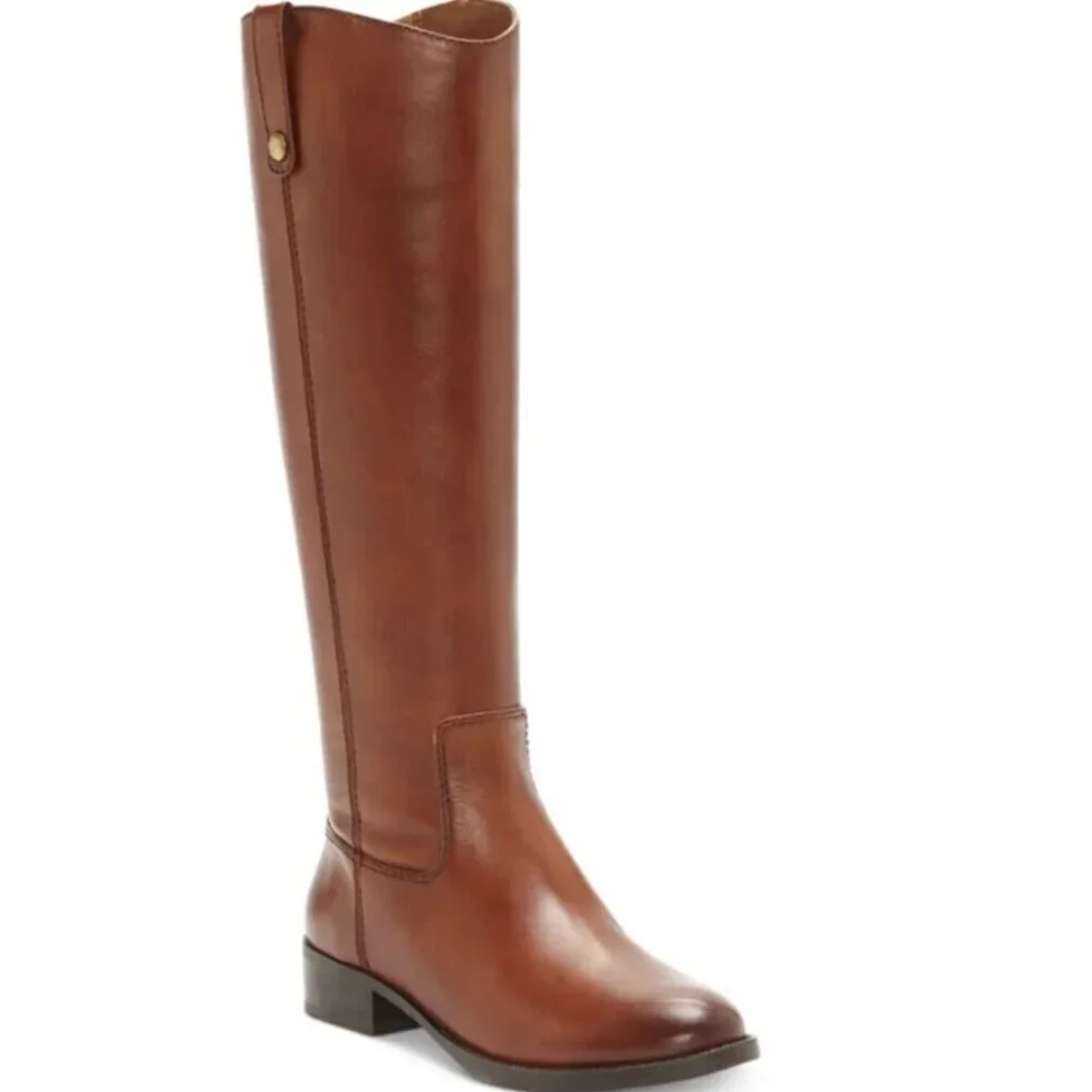 I.N.C. International Concepts Fawne Leather Knee High Boots